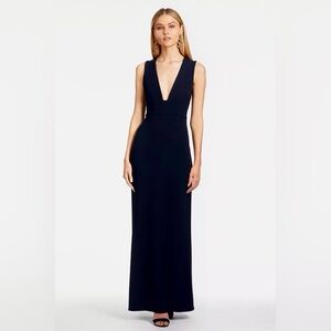 (New w/ Tags Size 6) Sachin + Babi Navy Evening Dress